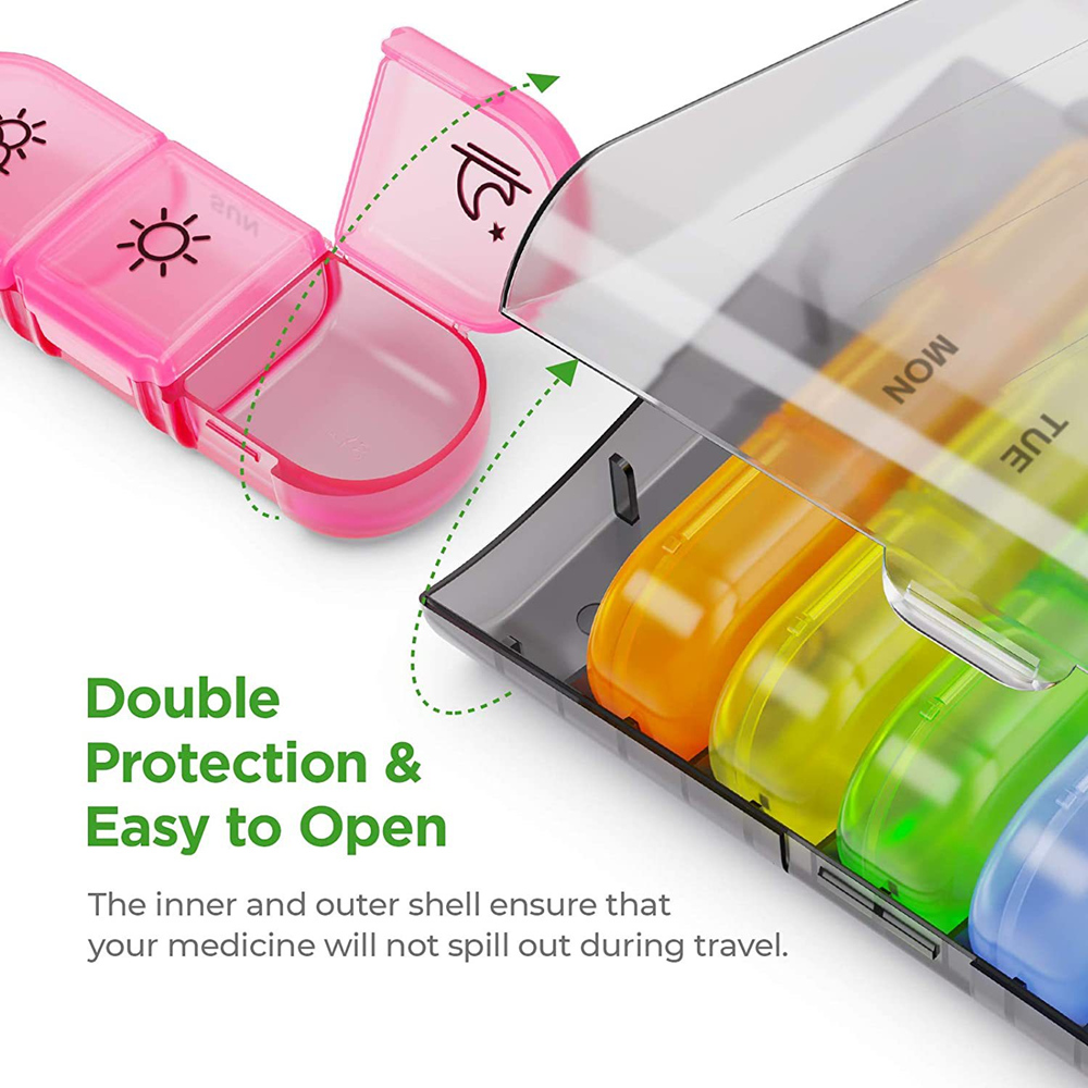 Weekly Medicine Storage Box - 3 Times A Day – Diapointshop