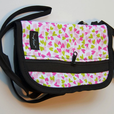 "Pink & Green Hearts"